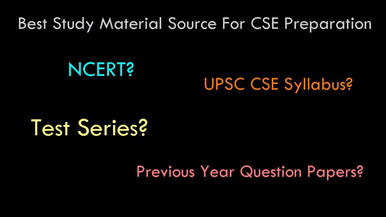 Best Study Material Source for CSE Preparation | By Abhimanyu Bisaria