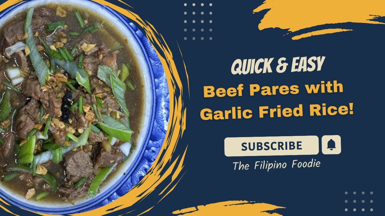 Lutong Bahay: Beef Pares with Garlic Fried Rice | Pinoy Food in Laos