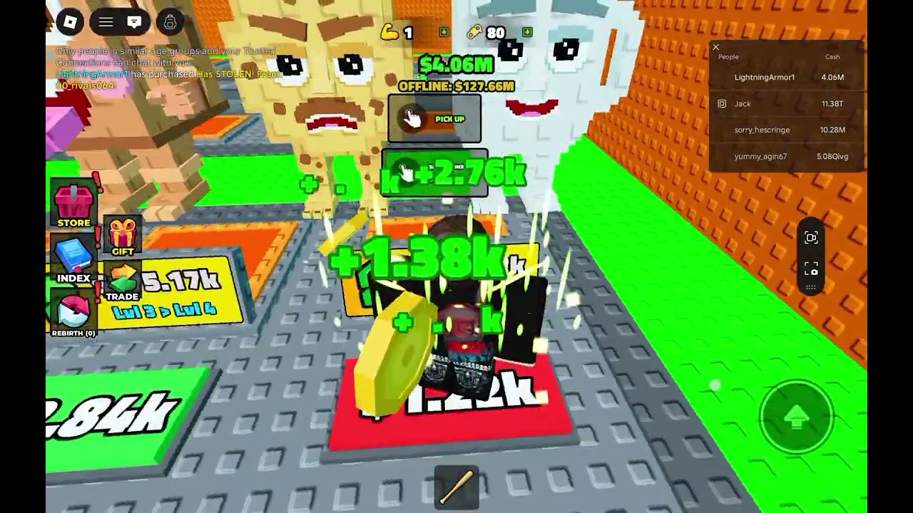 Play steal the brain Rot Obby