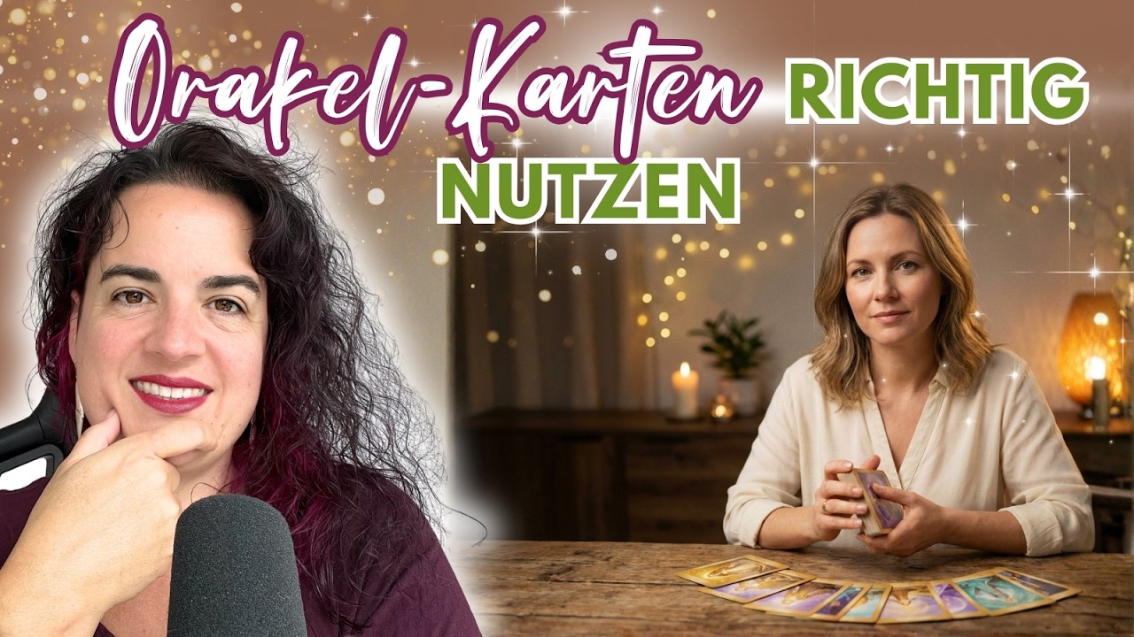 Orakel-Karten richtig ziehen: So hörst du deine Intuition