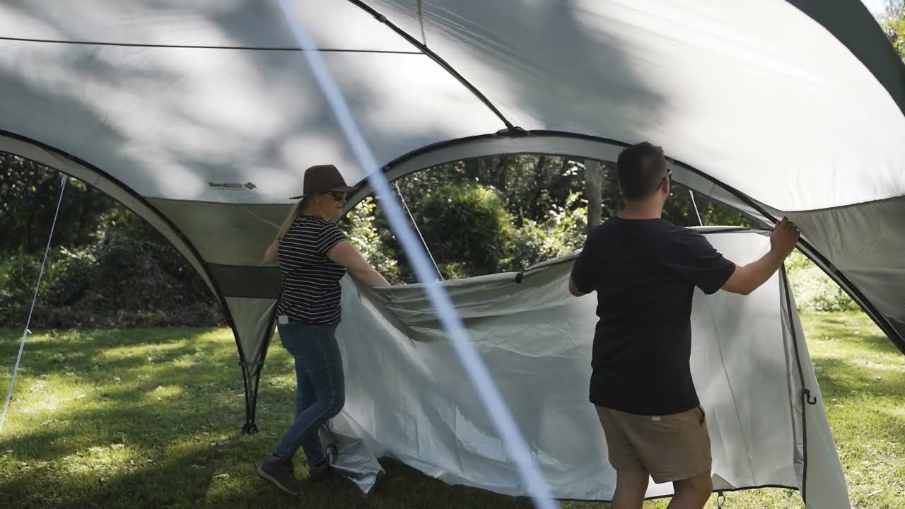 OZtrail Shade Dome Deluxe с солнцезащитной стеной