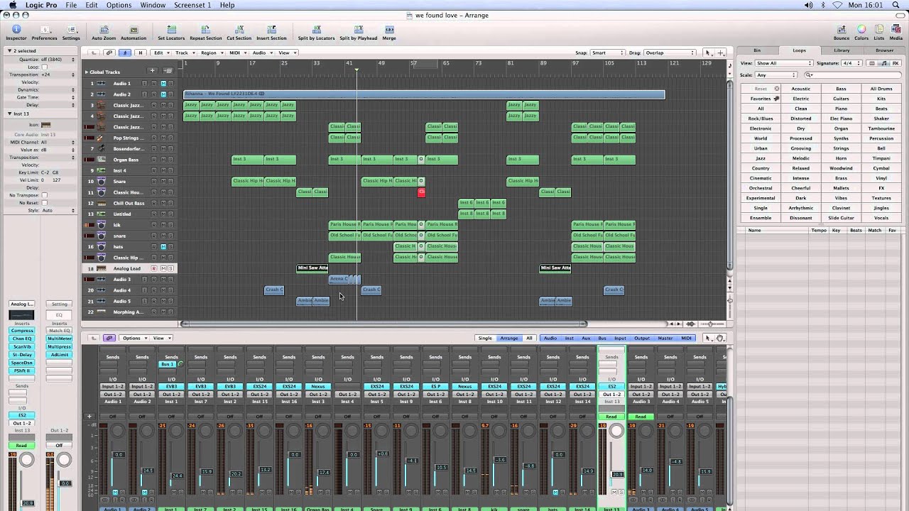 calvin harris ft rihanna - we found love (instrumental).mov