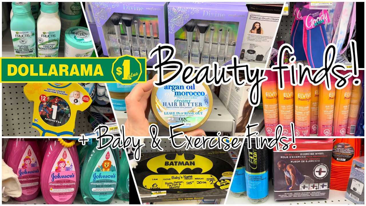 NEW BEAUTY FINDS AT DOLLARAMA 💋 + BABY & EXERCISE ITEMS | DOLLAR STORE CANADA