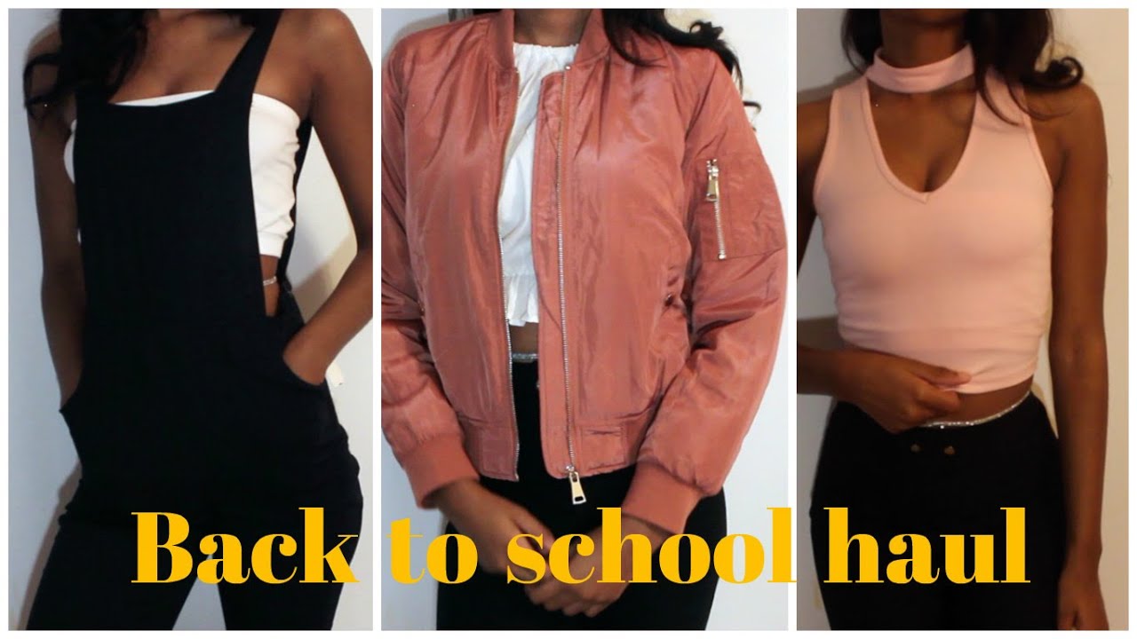 Back To School Try-On Clothing Haul | 2016
