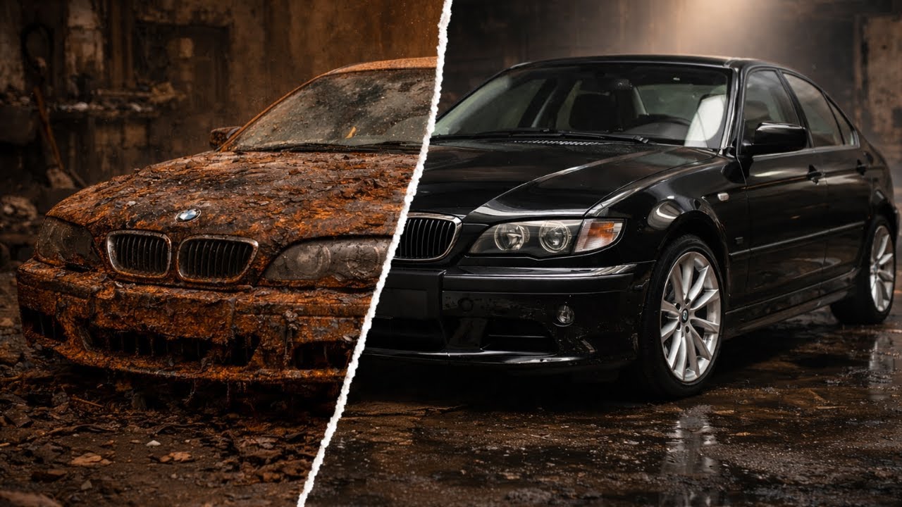 ASMR Car Restoration! Full Restoration BMW 3 Series 2002 Burnt|ASMR Car Restoration