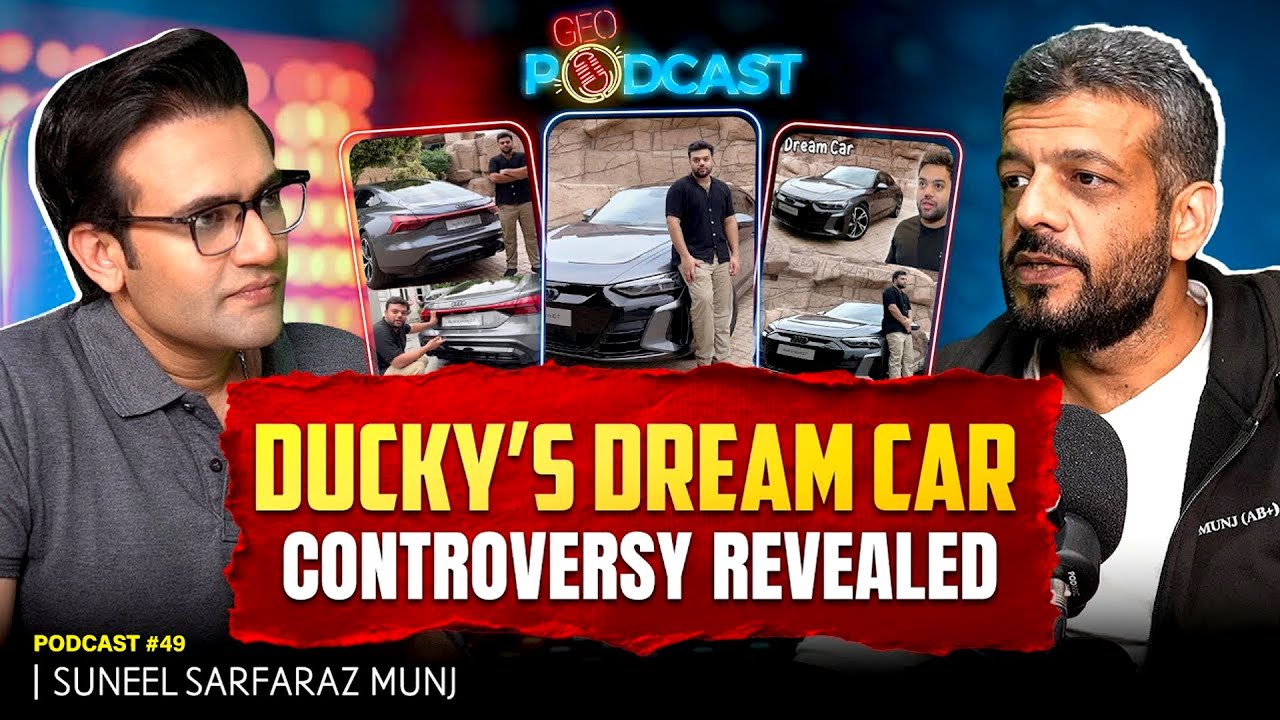 Ducky Bhai's Dream Car & Million-Dollar Game - Suneel Munj in Geo Podcast with Mubashir Hashmi