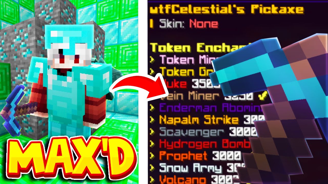 I MAXED OUT MY PICKAXE in MINECRAFT: PRISONS?! | Minecraft OP PRISON