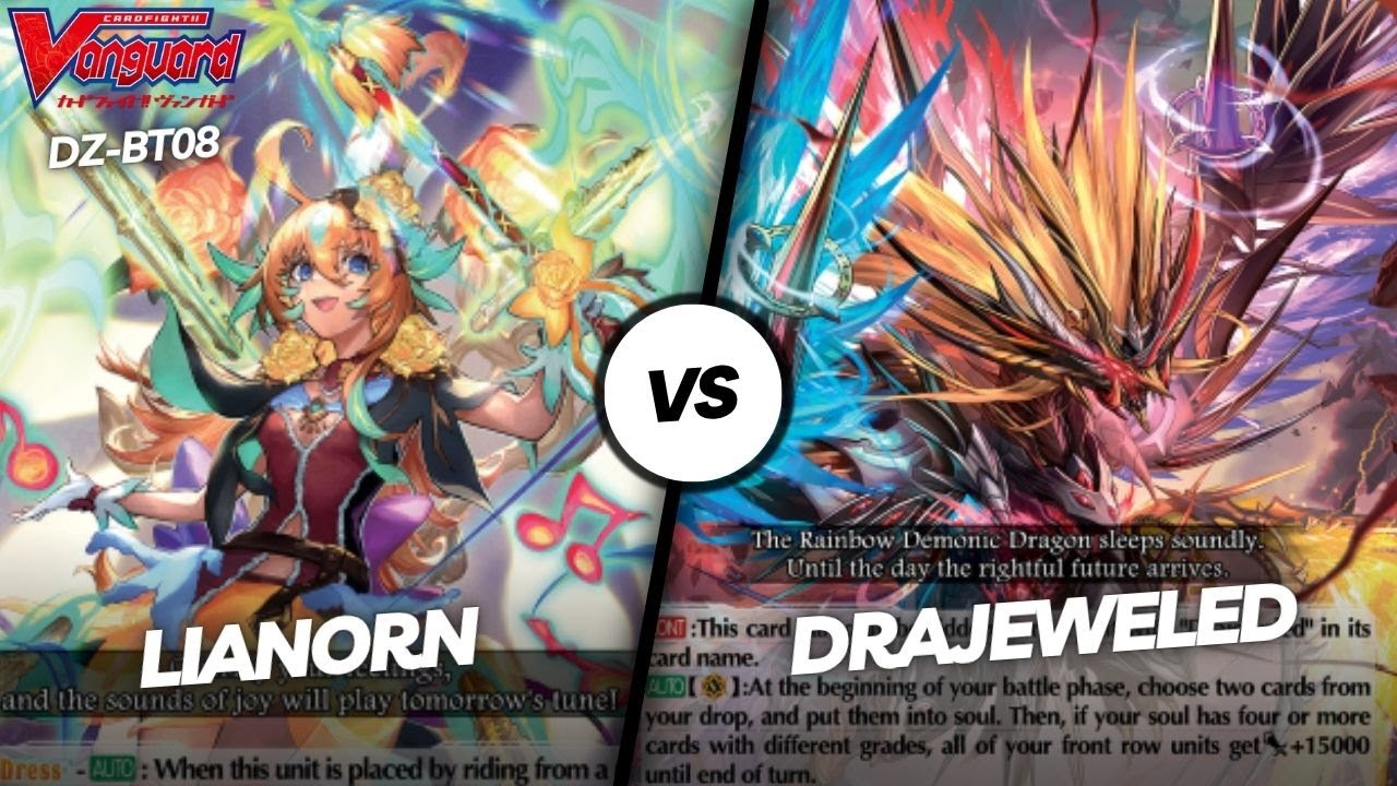 Lianorn vs Drajeweled || Cardfight Vanguard DZ-BT08