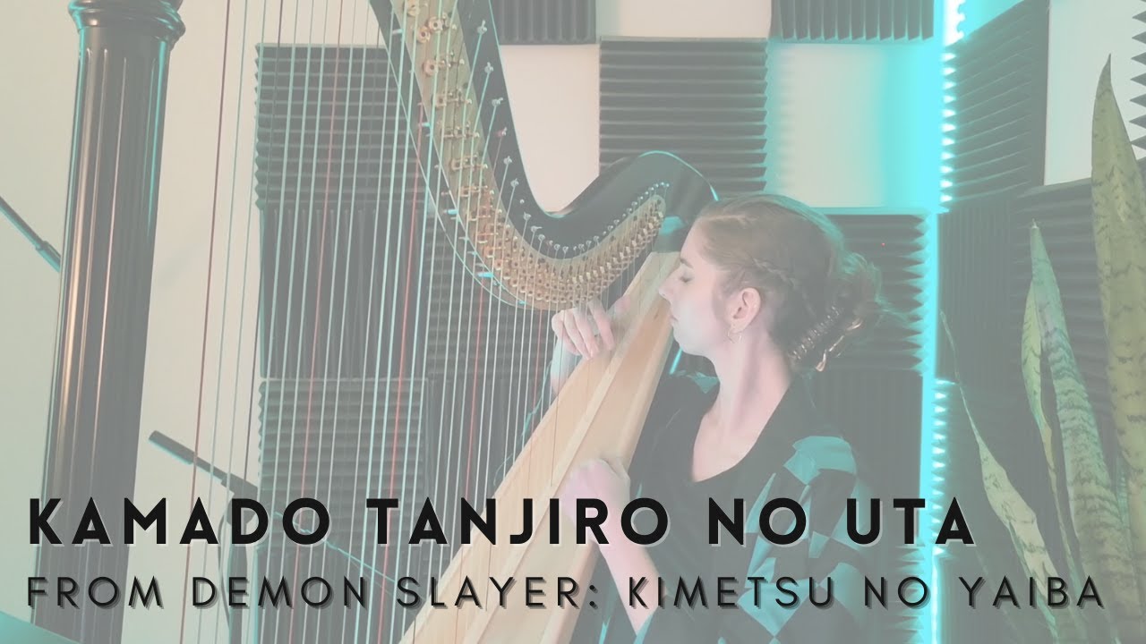 Kamado Tanjirō no Uta {Demon Slayer: Kimetsu no Yaiba}- Go Shiina harp cover // Bridget Jackson Harp
