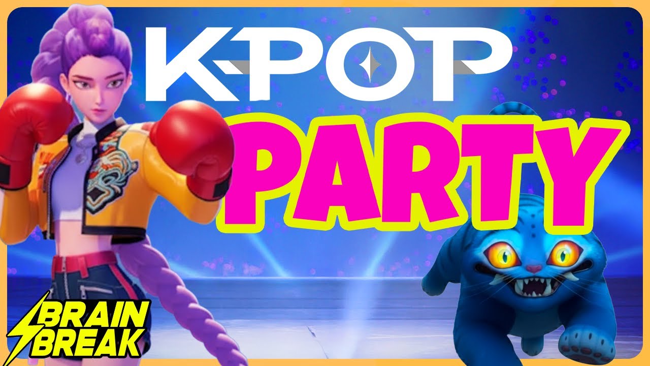 K-Pop Brain Break Party ⚡️ Floor is Lava Run for Kids ⚡️ Jump Battle ⚡️ Olympics ⚡️ Demon Hunters