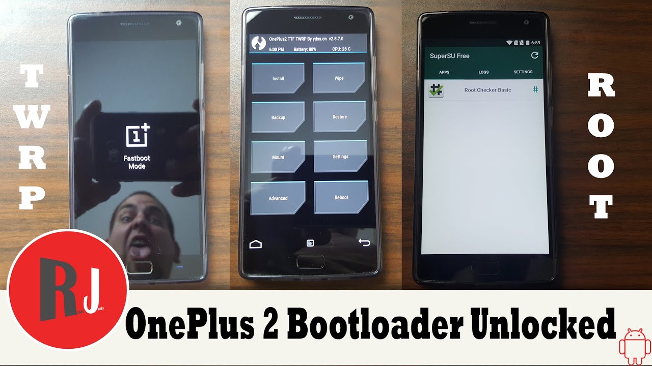 OnePlus 2 Bootloader Unlock, TWRP Recovery, Nandroid Backup, and Root Tutorial