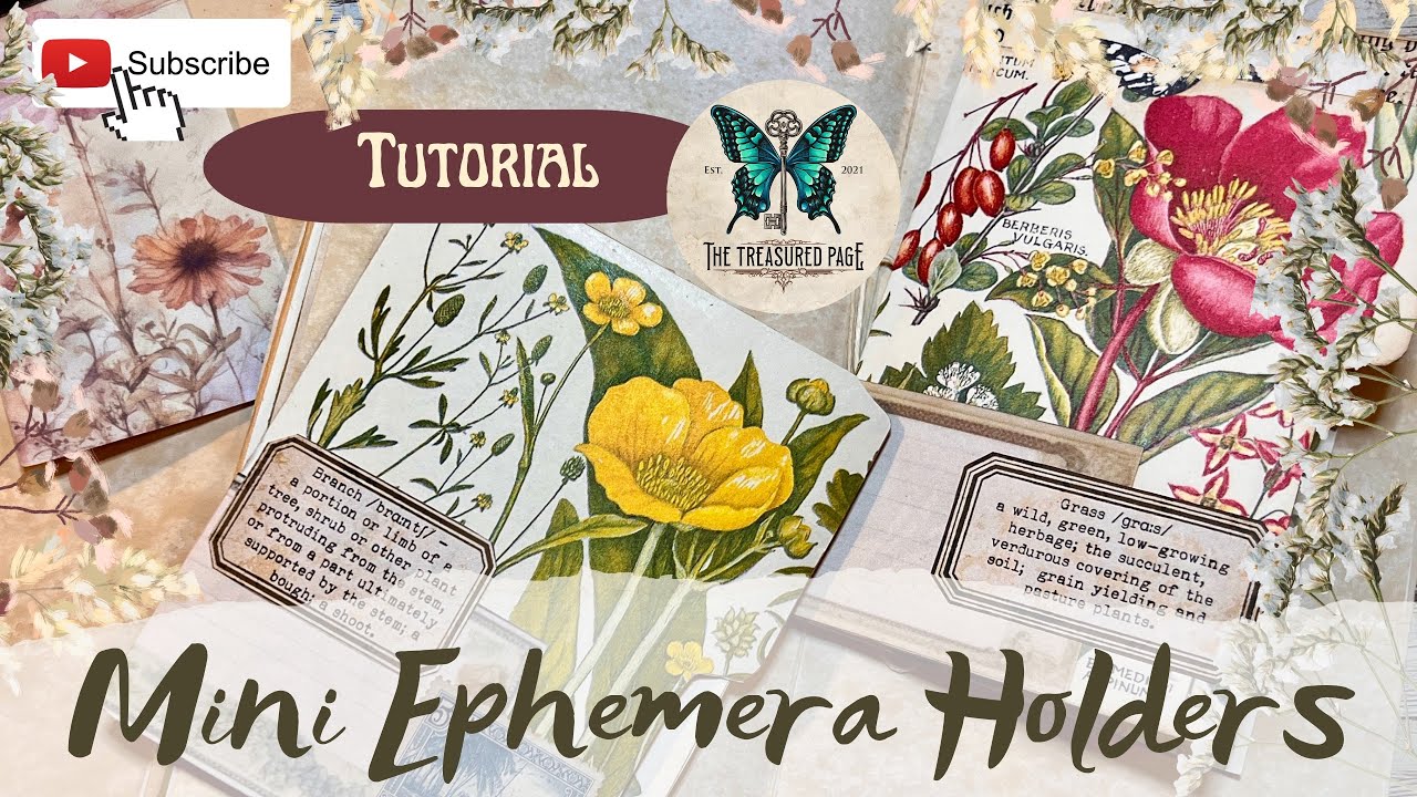 Project 1 | Creative Travel Junk Journal Signature Ephemera holders