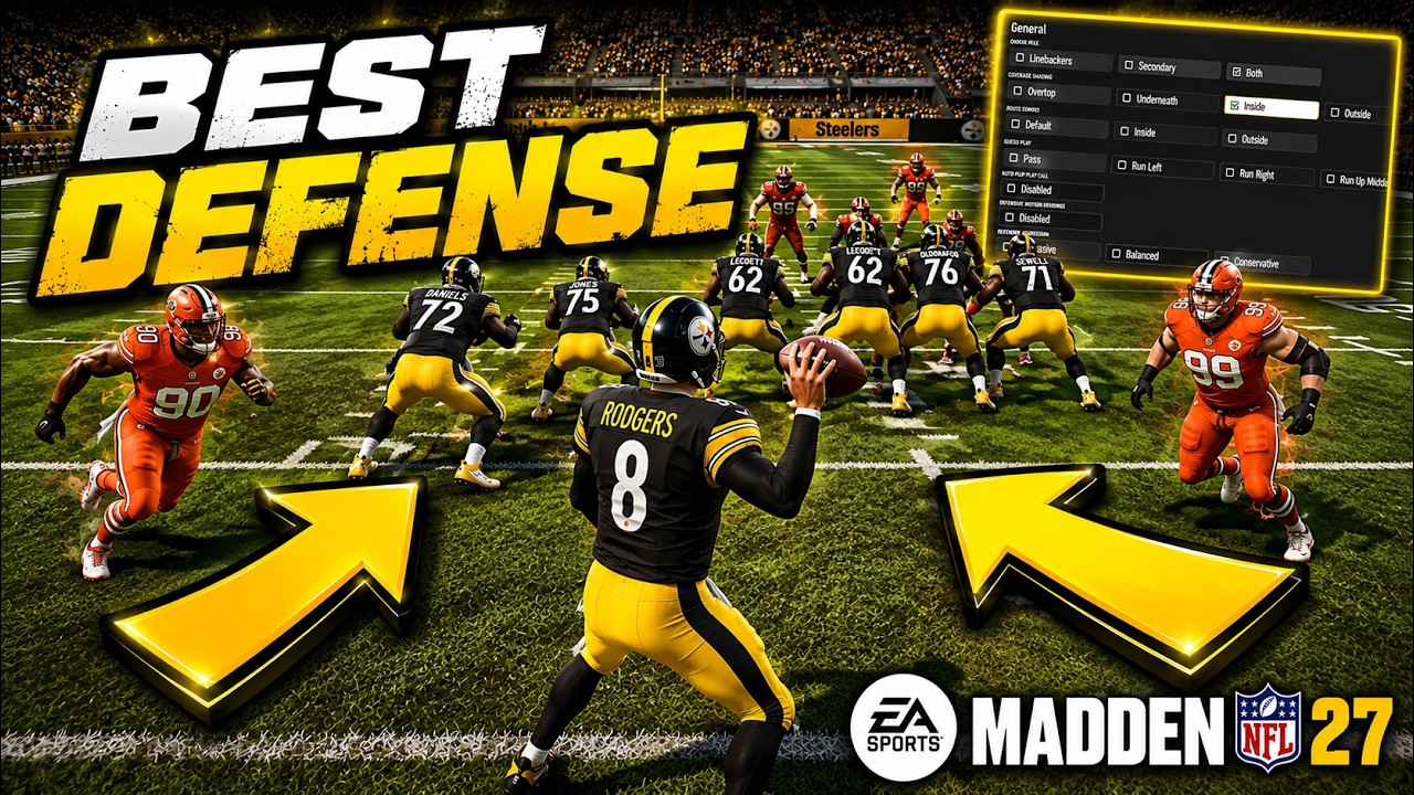 *НОВИНКА* 7 ЛУЧШИХ настроек и макросов защиты, которые ВАМ НУЖНЫ в MADDEN 27!