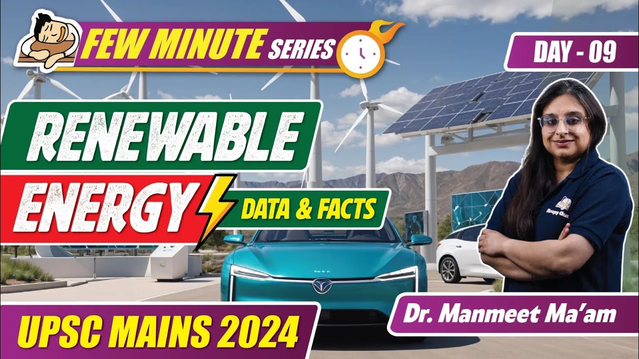 Renewable Energy Facts for Mains 2024