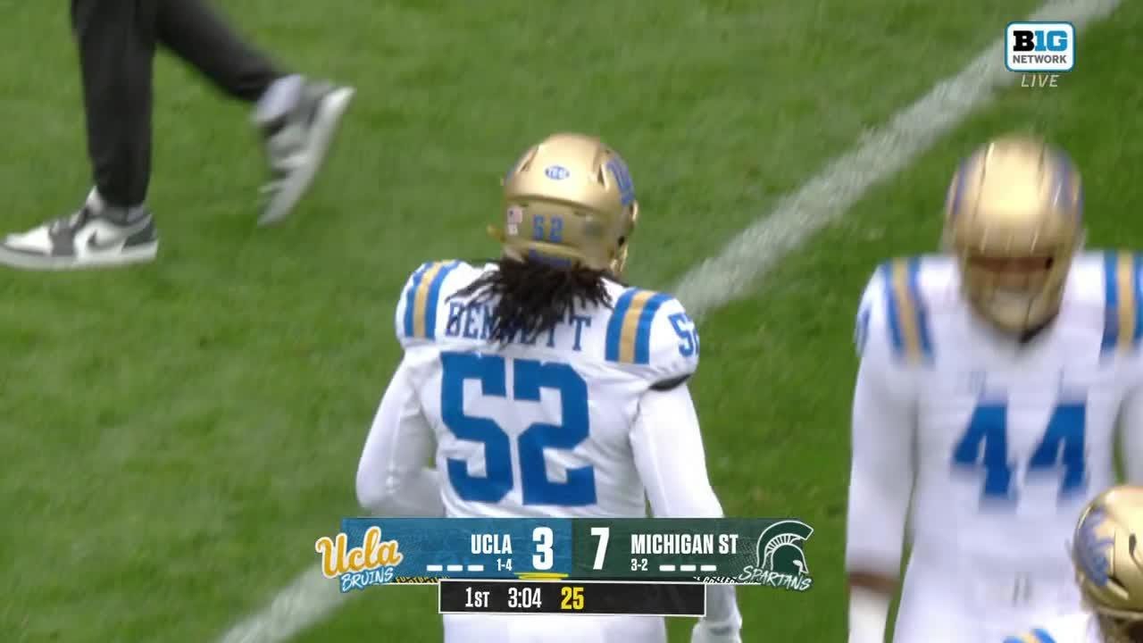 UCLA Has a BIG 4th Down Stop vs. Michigan State |  UCLA Football
