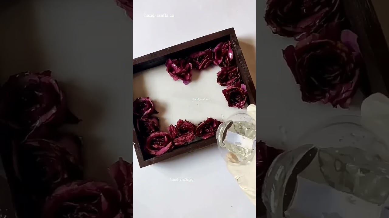 Customized resin frame😇 Preserve ur wedding or proposal roses with ur picture#youtube #shorts