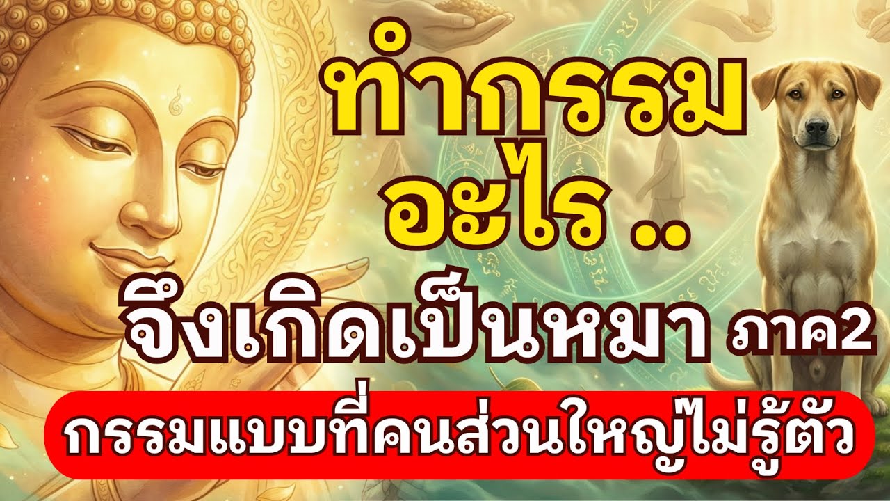 ทำกรรมอะไรจึงเกิดเป็นหมา ภาค 2 : กรรมแบบที่คนส่วนใหญ่ไม่รู้ตัว | Podcast ธรรมะ
