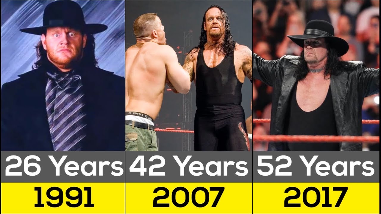 WWE The Undertaker Transformation From 1978 To 2023