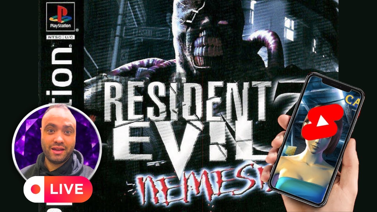 🔴 LIVE RE3: NEMESIS Minha primeira vez jogando isso. INICIO  | SHORTS