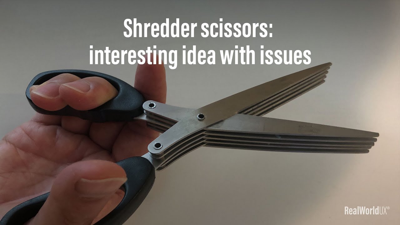 #64 Shredder scissors - interesting idea with issues