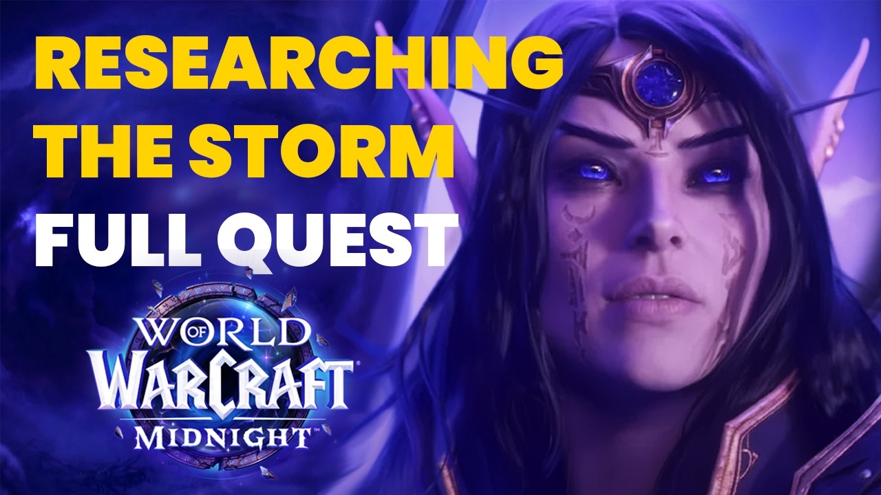 Researching the Storm Quest WoW Midnight