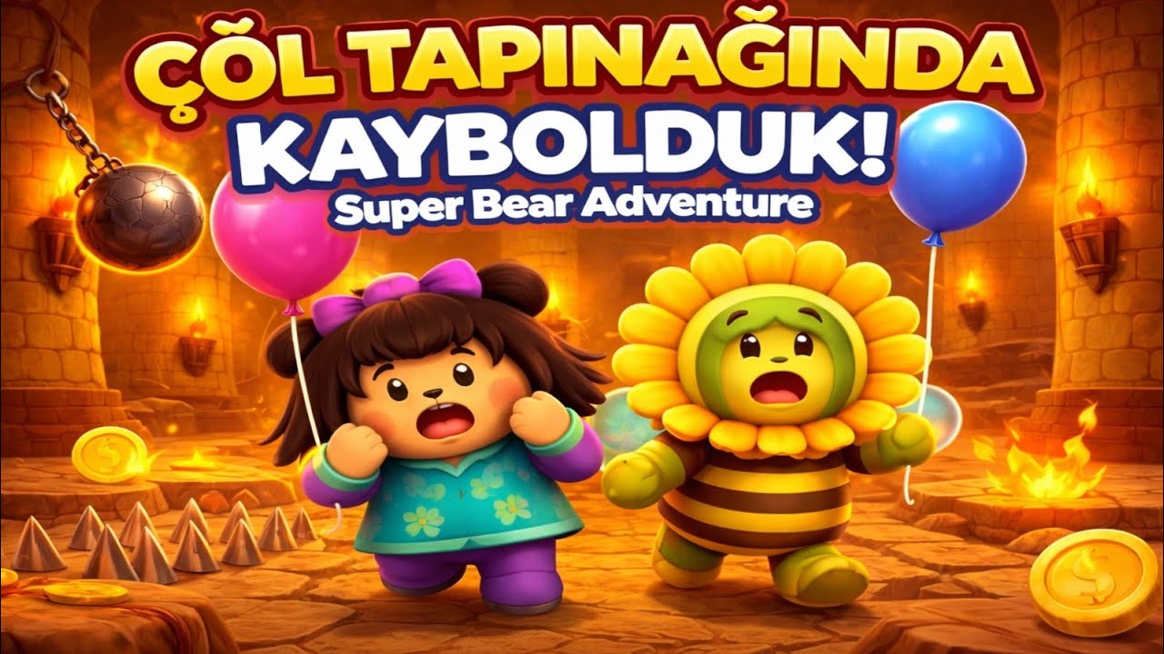 Çöl Tapınağında Kaybolduk! 😱 Super Bear Adventure
