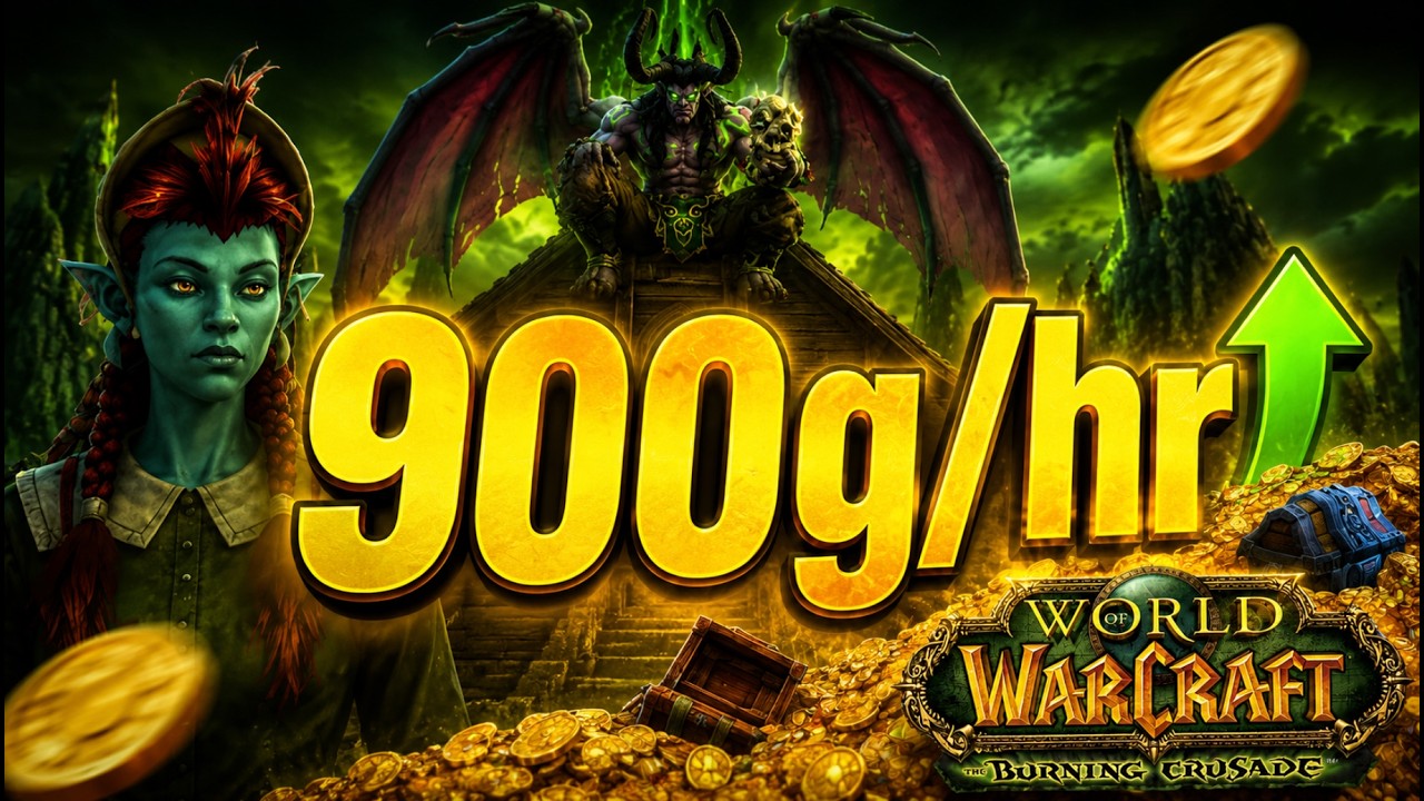 The NEW BEST Gold Farm in TBC ANNIVERSARY💰 (900 GOLD/HOUR)