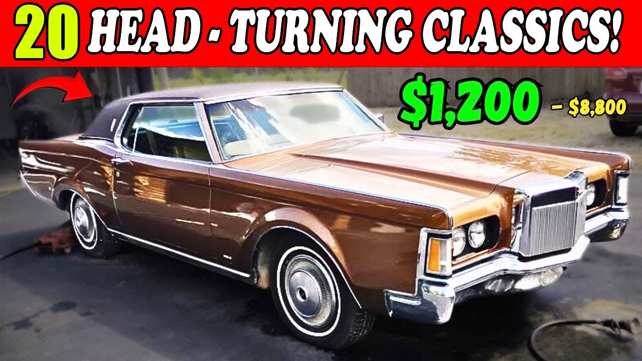 20 Classic Cars for Sale &ndash; Starting at Just $1,200!