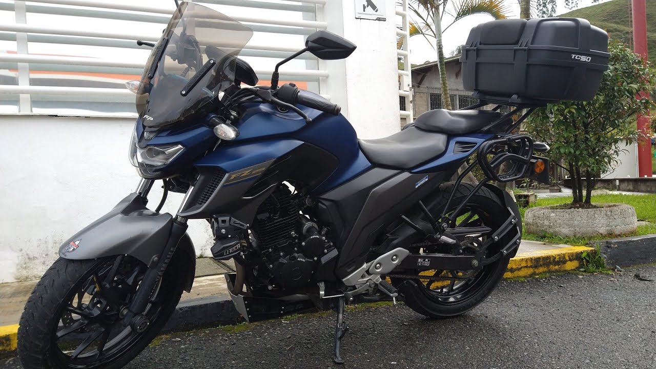 Así se ve la fz25 con extensor de manubrio !! 💯💯 #yamaha #fz25 #motos #turing