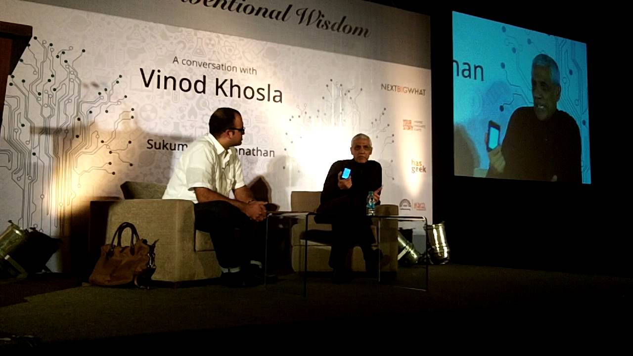 02 of 14   Sukumar Ranganathan, Editor, Mint, in conversation with Vinod Khosla