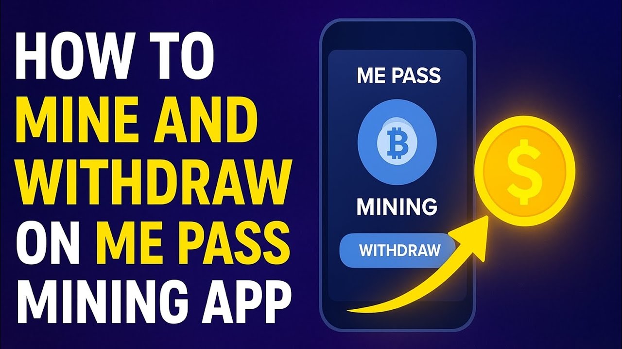 How to mine and withdraw on ME PASS Mining App