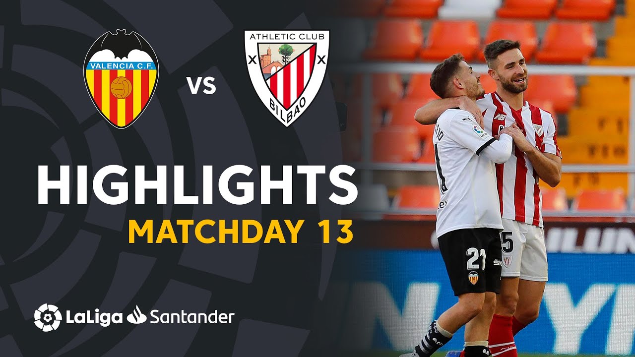 Highlights Valencia CF vs Athletic Club (2-2)