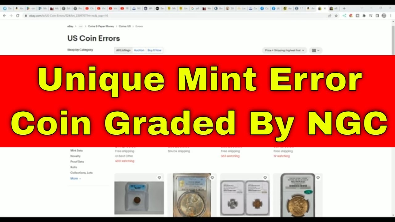 Unique Mint Error Graded BY NGC! I Own It - Do You Have One?
