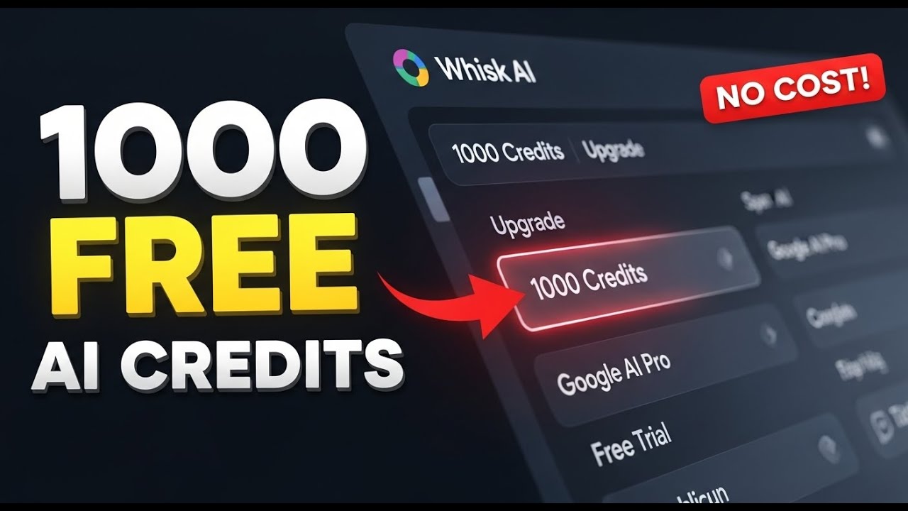1000 FREE AI Credits Google Just Dropped This