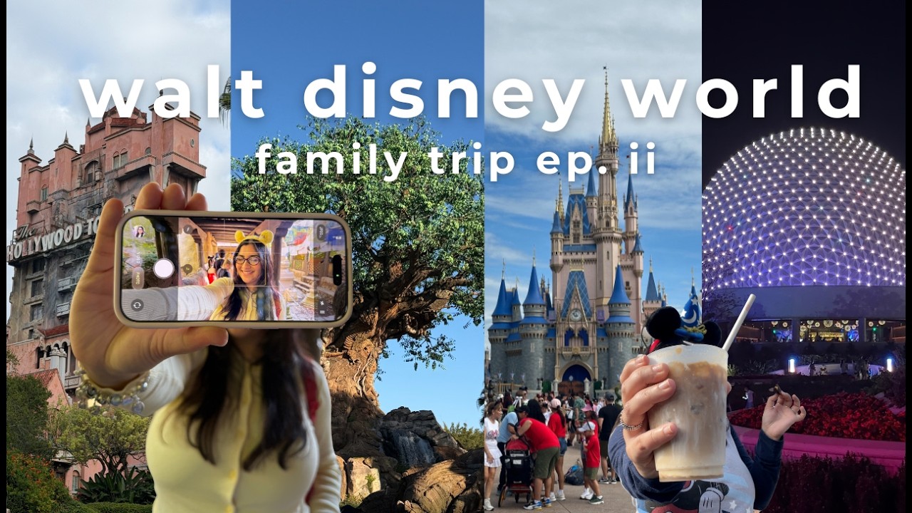 HOLIDAY DISNEY TRIP 🥨🏰✨ visiting AK + epcot for the first time, trying new food + treats, and more!