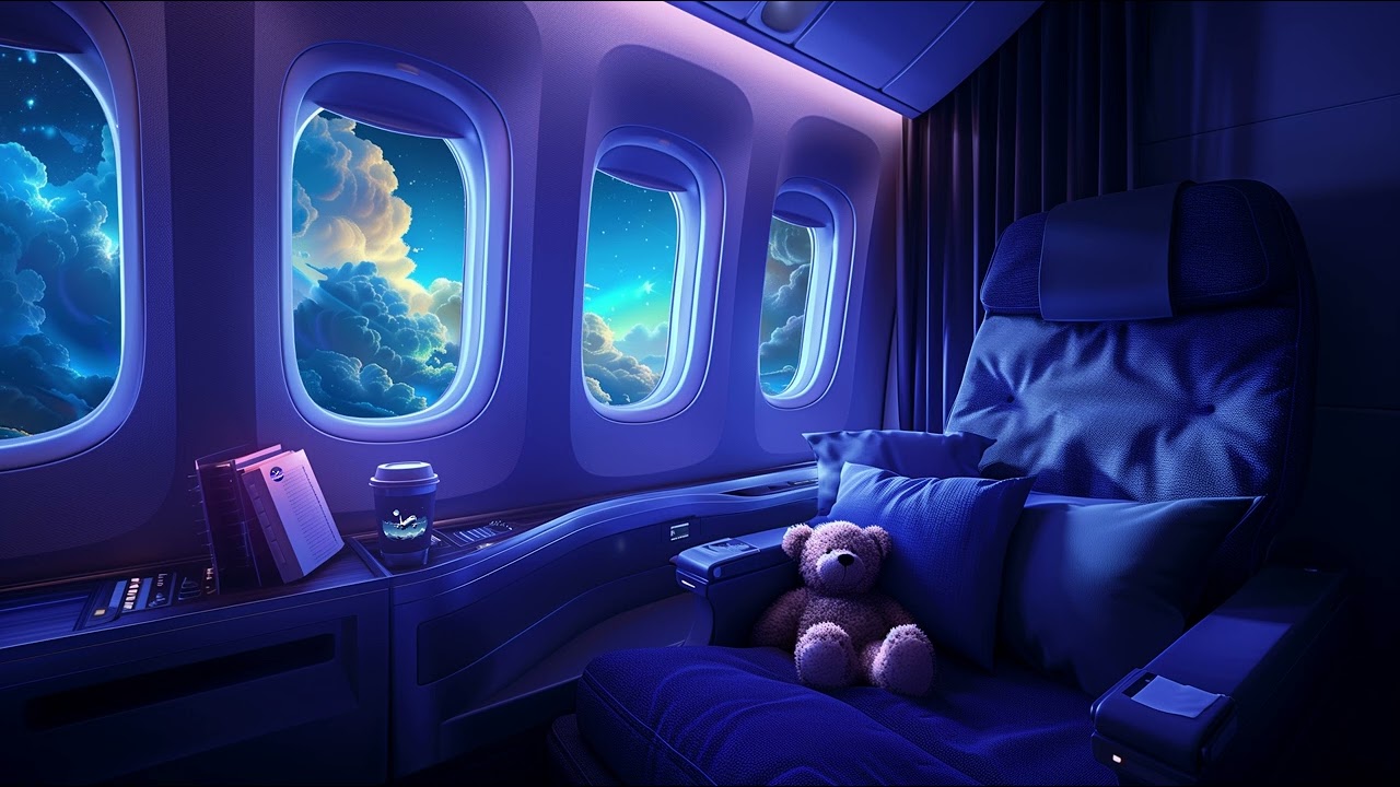 Airplane Noise Sounds for Sleeping | Sleep, Study Focus | 10 hours White Noise