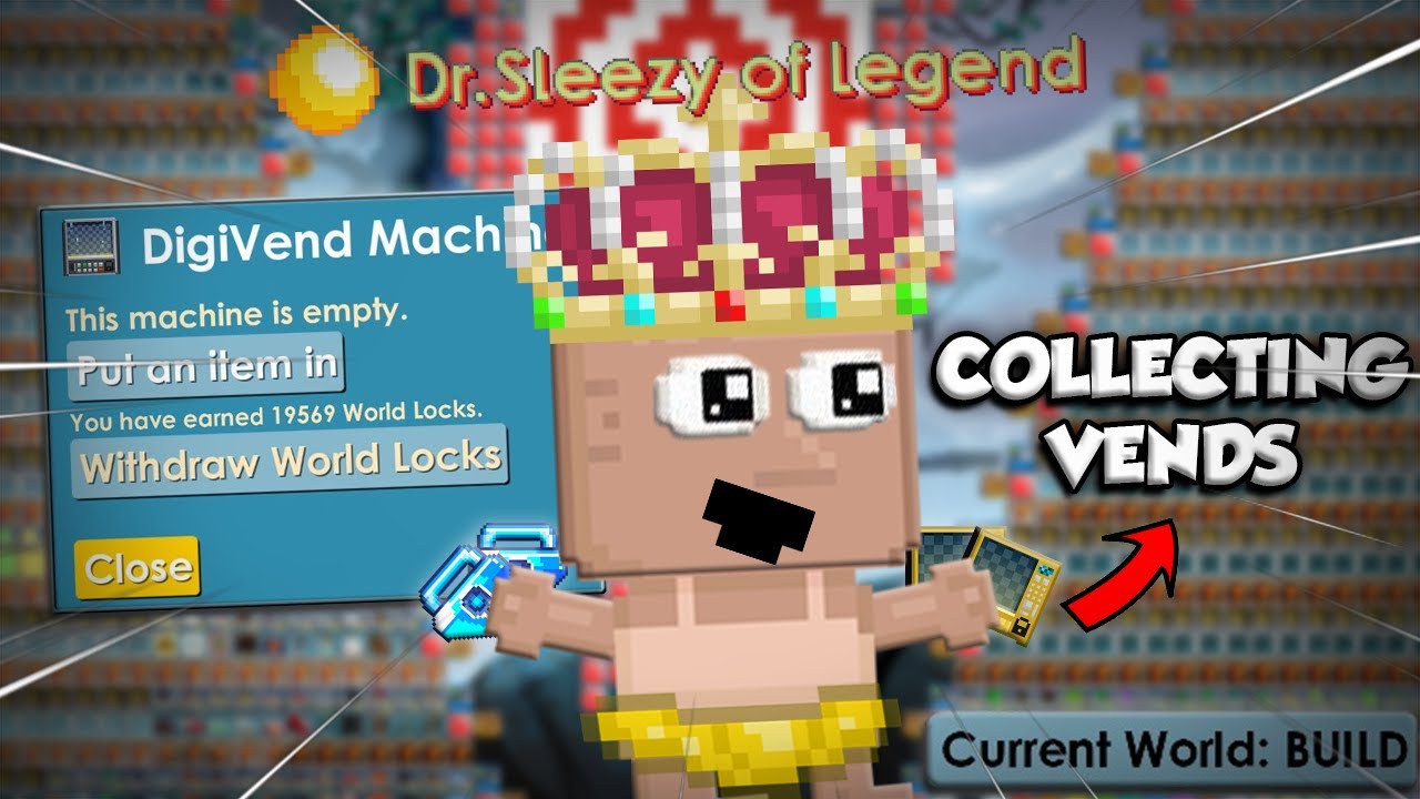 COLLECTING 70+ BGLS FROM VENDS! *INSANE PROFIT*🤑| Growtopia
