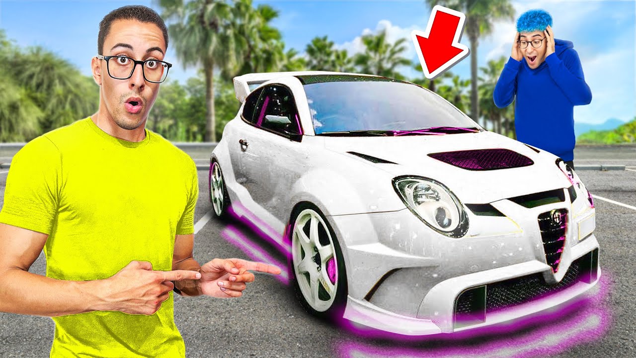 MODIFICO L'AUTO di TEKNOYD senza DIRGLI NIENTE😂