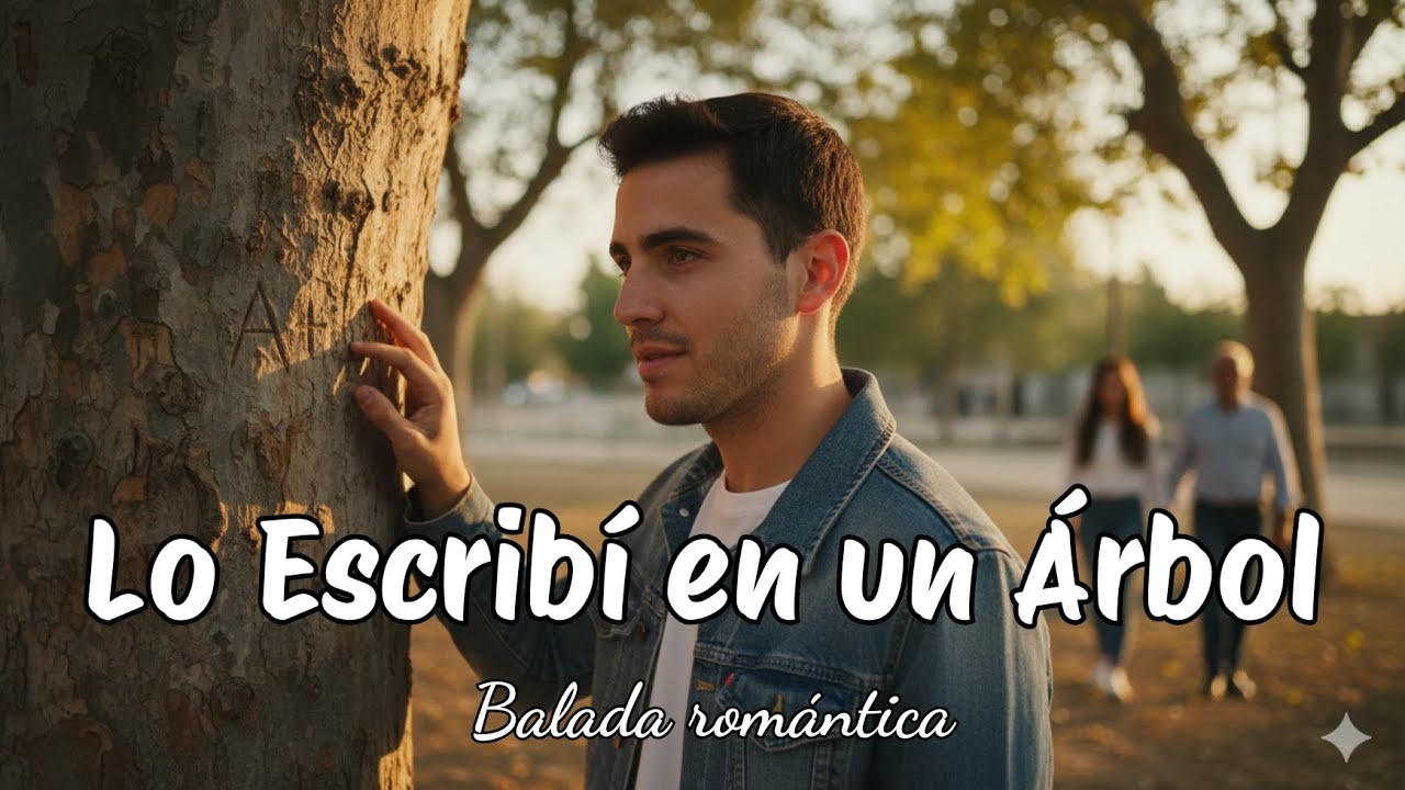 Lo Escribí en un Árbol (Balada Romántica) | Canción Triste de Amor | Voz Masculina #musica #amor