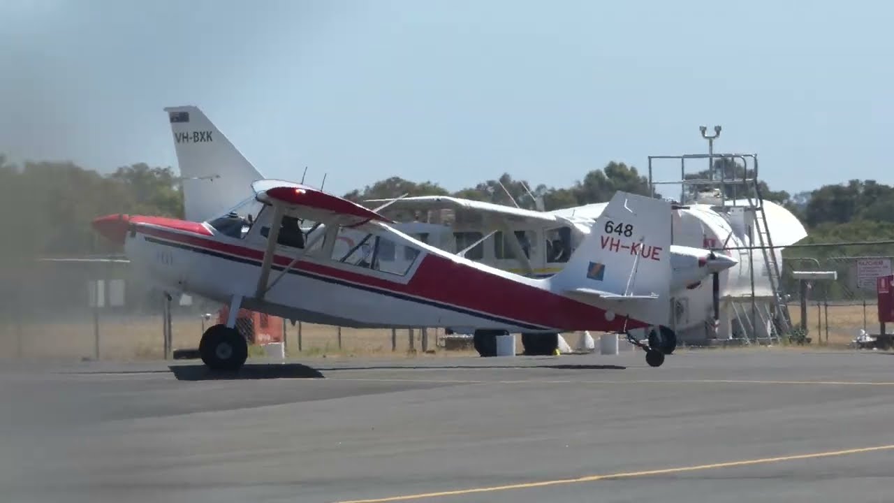 American Champion 8GCBC taking off at Bunbury(BUY).