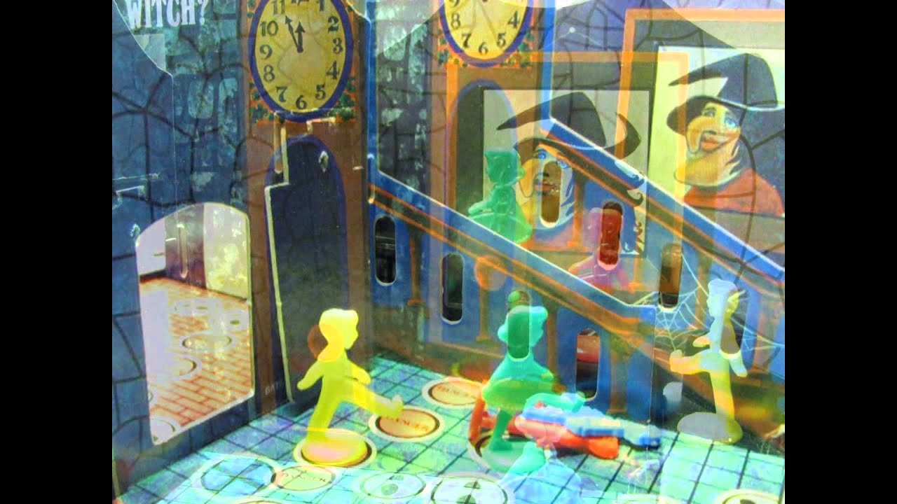 Vintage Milton Bradley 1970 Which Witch? 3D Board Game Haunted House Halloween Theme