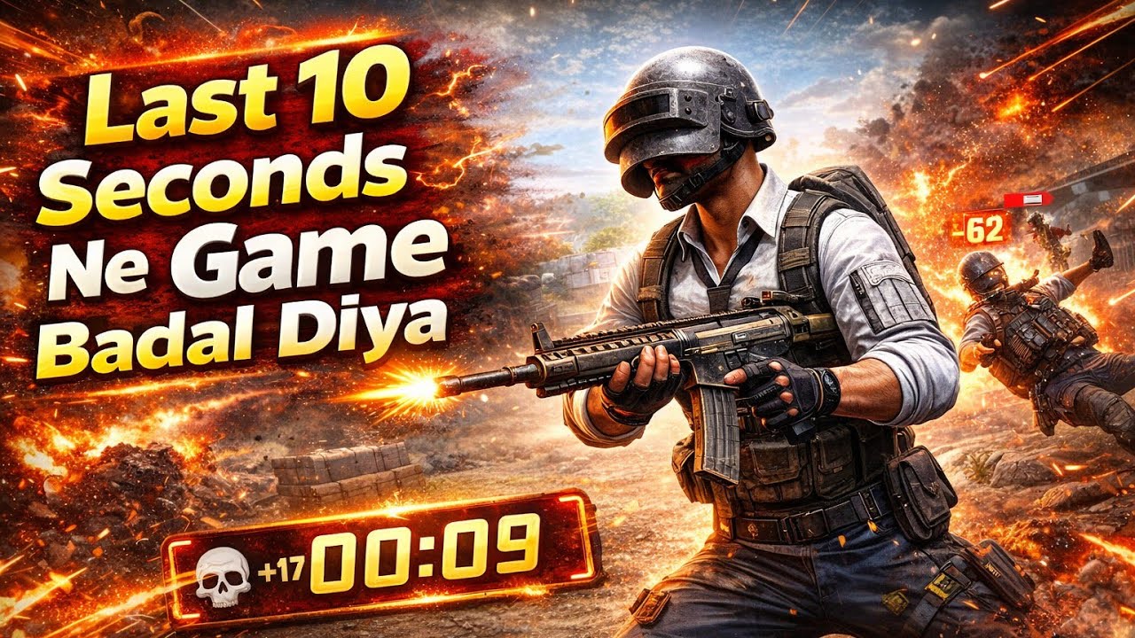 Last 10 Seconds Ne Game Badal Diya 🔥         #bgmiclutchmoment #bgmiproplayer #bgmisquad #bgmisniper