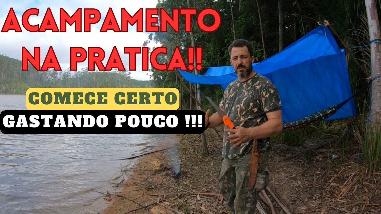 🏕️Itens baratos para acampamento - Testei na pratica todos eles 🏕️🌲