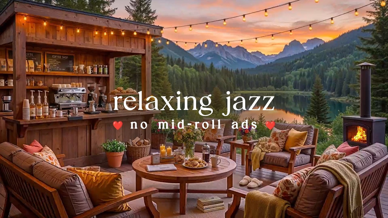 🌷 Relaxing Spring Jazz (NO MID-ROLL ADS) &ndash; Calm Fireplace Ambience for Study & Relaxation