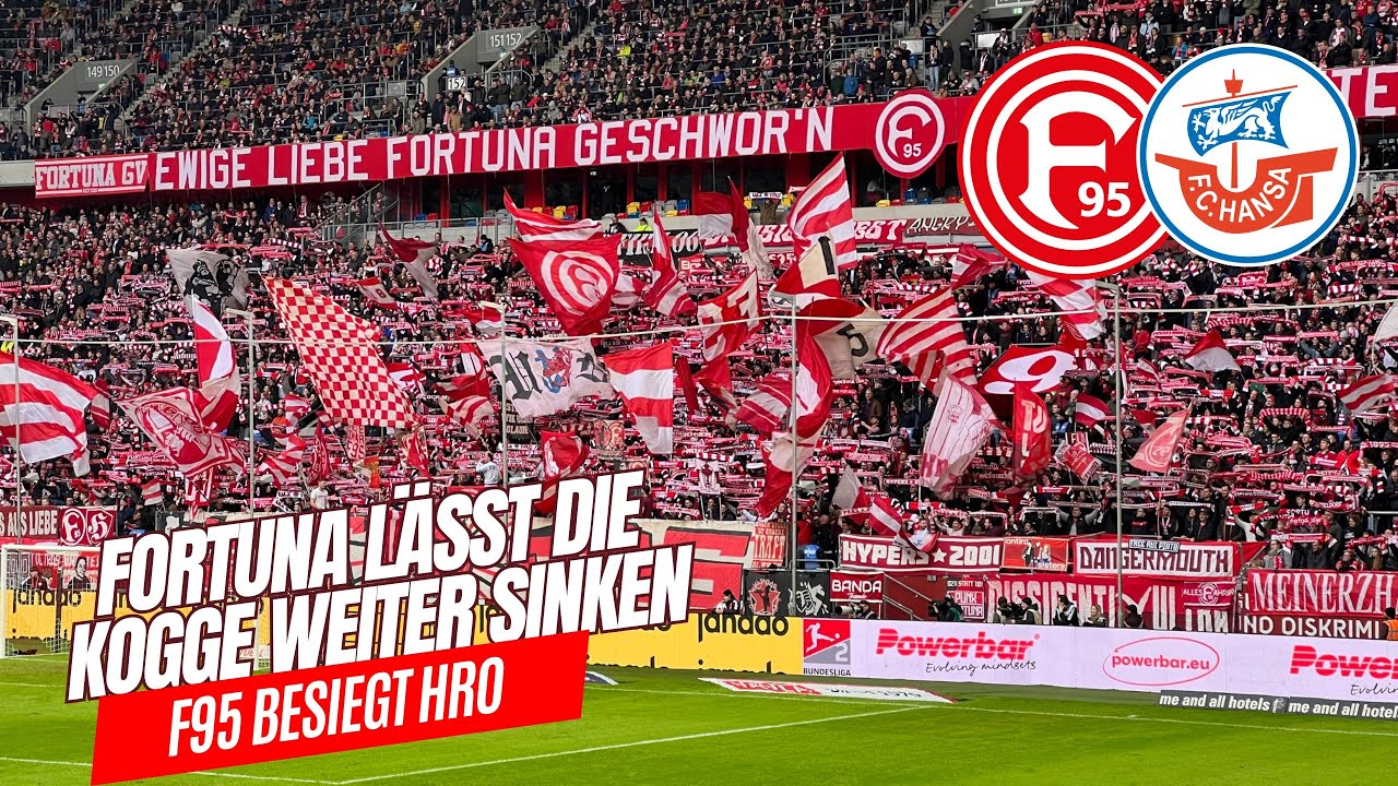 FORTUNA LÄSST KOGGE WEITER SINKEN! /Fortuna Düsseldorf vs. Hansa Rostock / FANPRIMUS STADIONVLOG