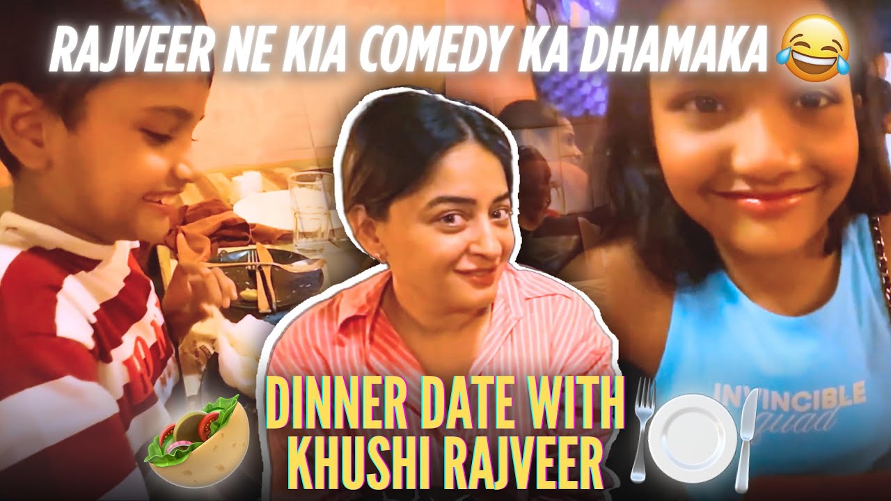 Rajveer Ne Kia Comedy Ka Dhamaka😂 | Dinner Date With Khushi Rajveer🥰 | @TheMahhiWay