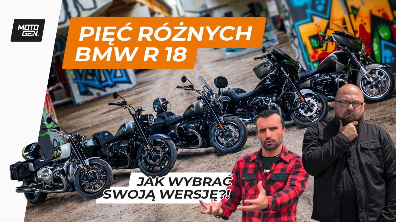 Porównanie WSZYSTKICH wersji BMW R 18! 🏍5⃣ Zwykły, Classic, Bagger, Transcontinental, czy Roctane?
