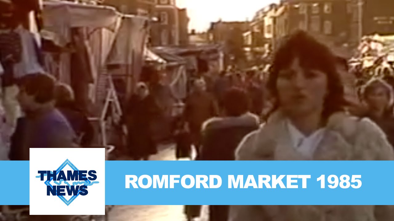 1980s Romford | Romford Market | 1980s Street market | Essex | TN-85-014-001