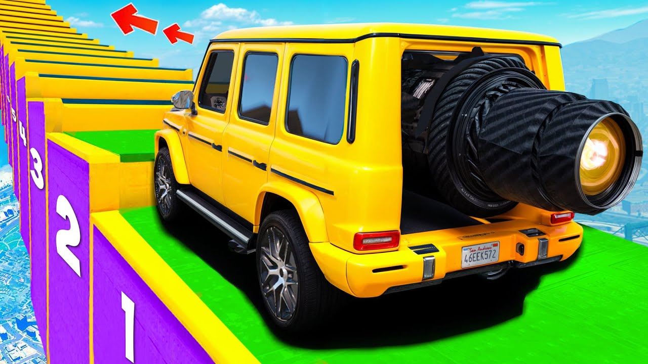 КАК ДАЛЕКО ЧИТ ТАЧКА СМОЖЕТ ЗАБРАТЬСЯ ПО СТУПЕНЬКАМ ЛЕСТНИЦЫ В ГТА 5? GTA 5 ONLINE
