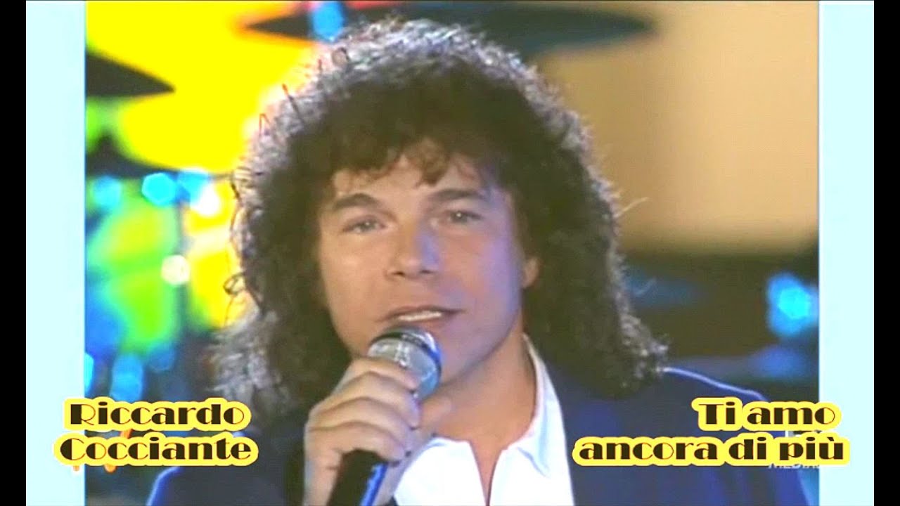 Riccardo Cocciante - Ti amo ancora di più live da Festivalbar 1997